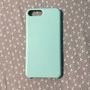 Turquoise silicone iphone 7 plus case